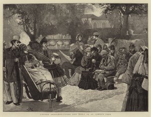 Skisser från London, ostmassa och vassle i St James